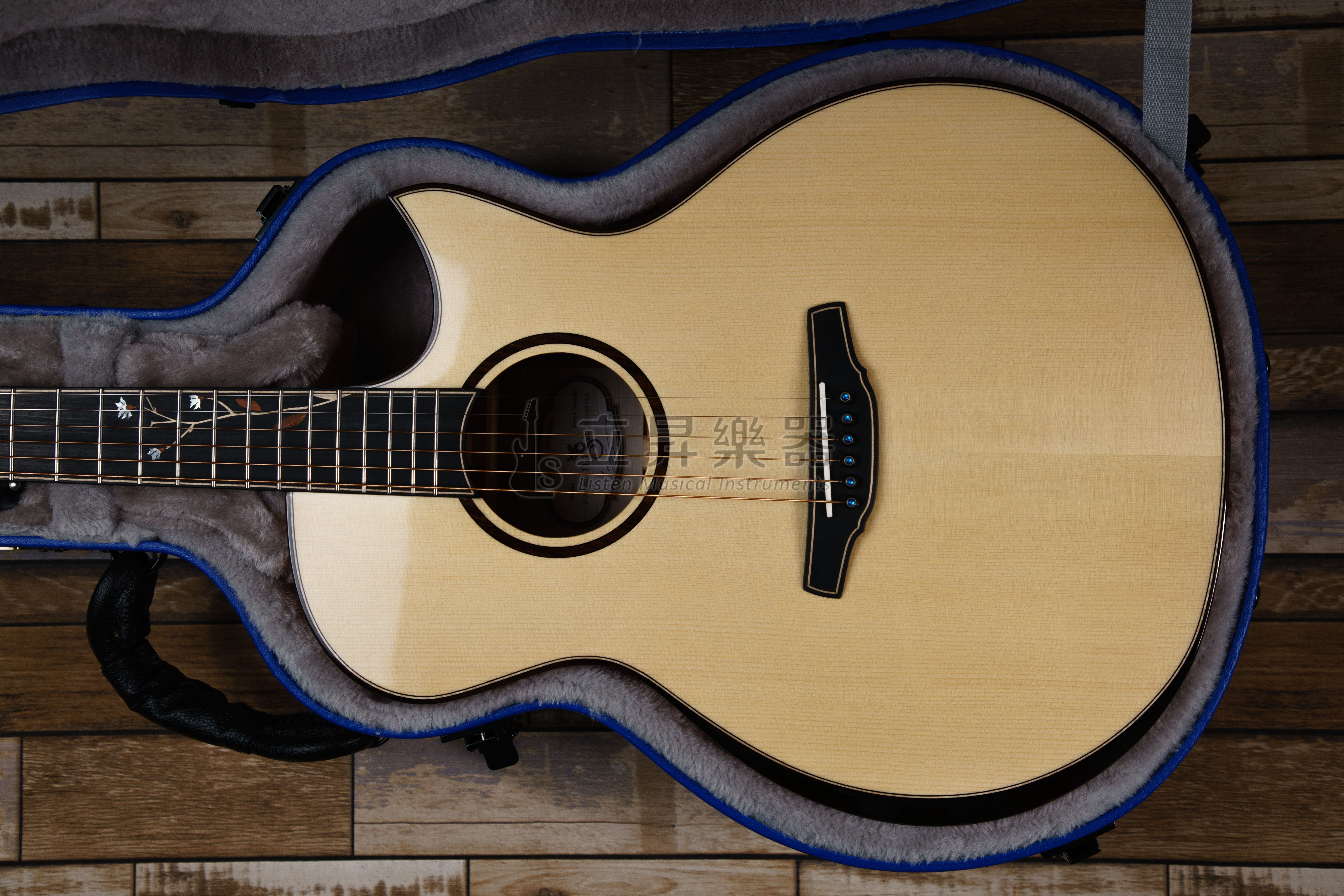 NAGA S-60GAC 光系列 Sungha Jung 鄭晟河代言  A+英格曼雲杉面板 剛果桃花心木側背板 全單 40吋 GA桶身尖缺角 附原廠硬CASE  S 60GAC