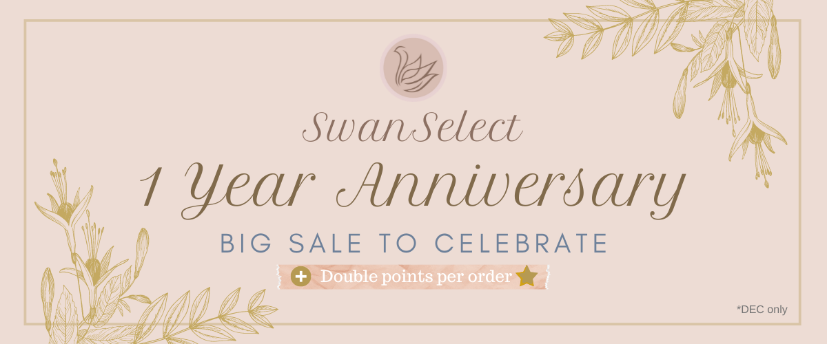 SwanSelect 1 year anniversary promotion