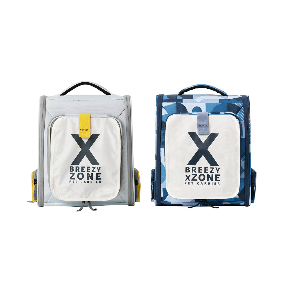 PETKIT佩奇 寵物外出摺疊後背包(太空灰/迷彩藍)|寵物外出包