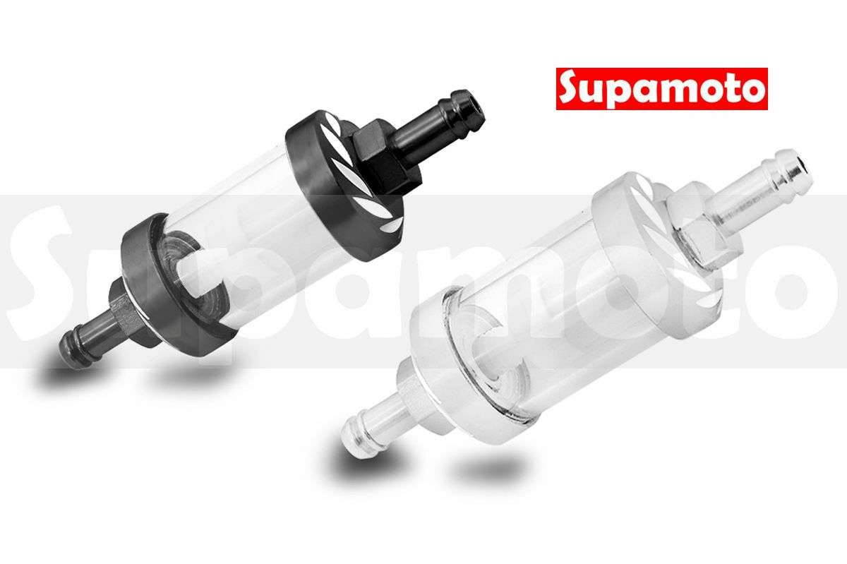-Supamoto- CNC 濾心 鋁合金 玻璃 汽油 濾芯 汽油芯 汽油心 過濾器 濾網 油管 油桶  油箱