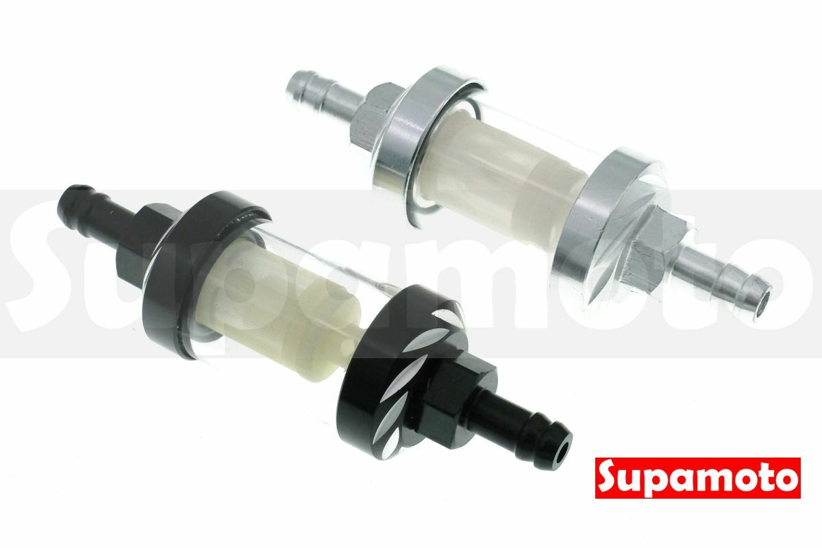 -Supamoto- CNC 濾心 鋁合金 玻璃 汽油 濾芯 汽油芯 汽油心 過濾器 濾網 油管 油桶  油箱