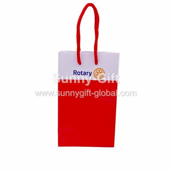 Rotary packaging paper bag