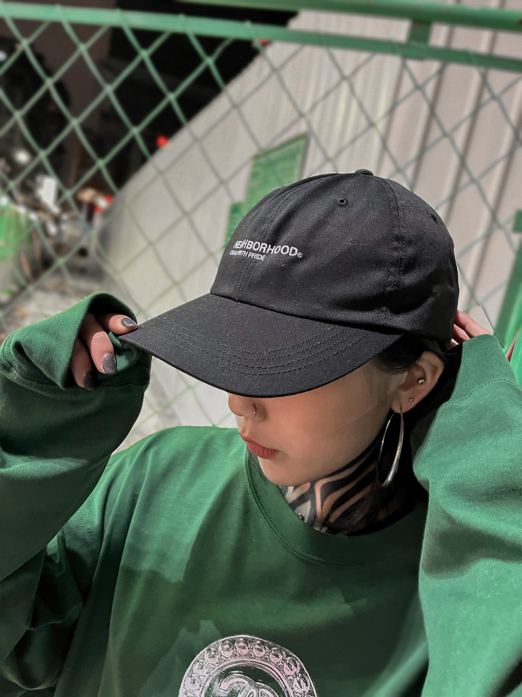 卓出 NEIGHBORHOOD DAD CAP ブラック ネイバーフッド キャップ asakusa