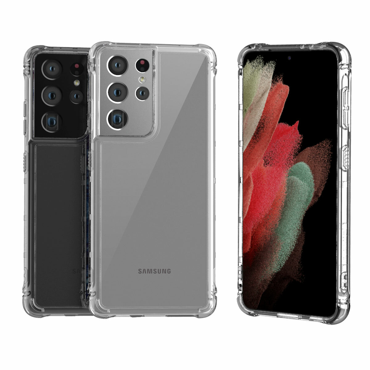 Galaxy S21 Ultra Araree Mach 透明手機殼