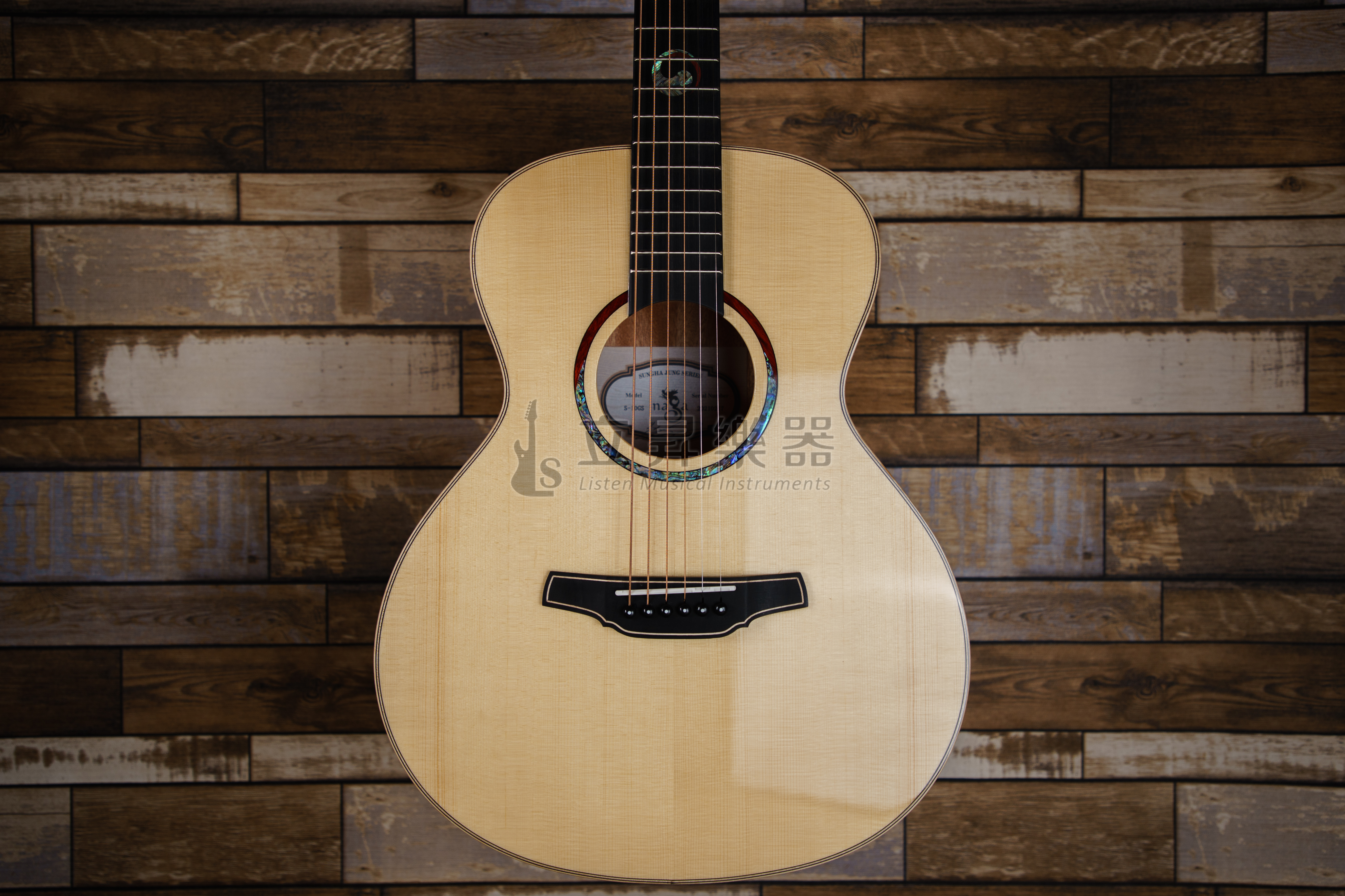 NAGA S-10GS 光系列 Sungha Jung 鄭晟河代言 英格曼雲杉面板 沙比利木側背 面單板 36吋 GS桶身 附原廠厚琴袋 S 10GS