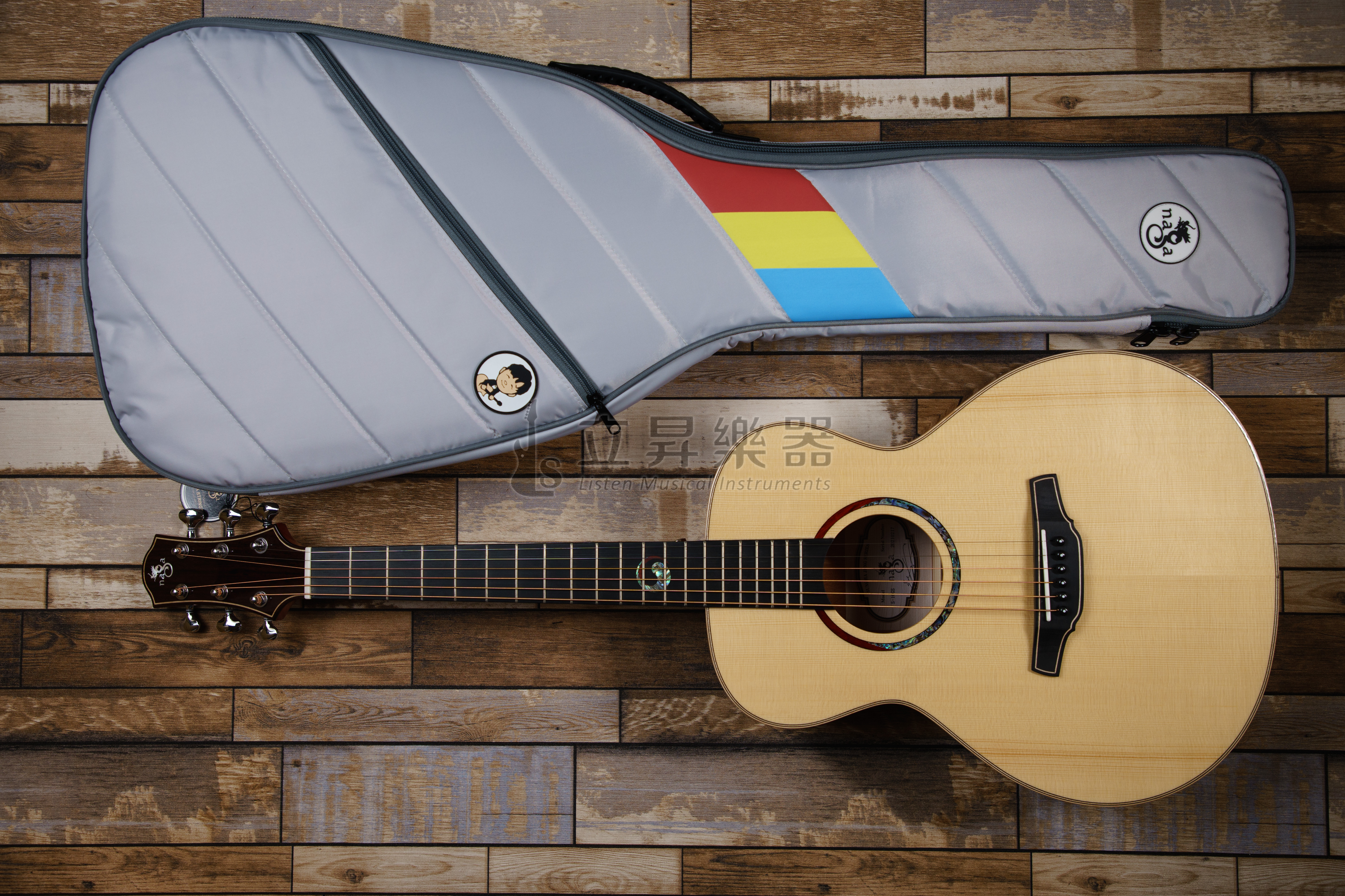 NAGA S-10GS 光系列 Sungha Jung 鄭晟河代言 英格曼雲杉面板 沙比利木側背 面單板 36吋 GS桶身 附原廠厚琴袋 S 10GS