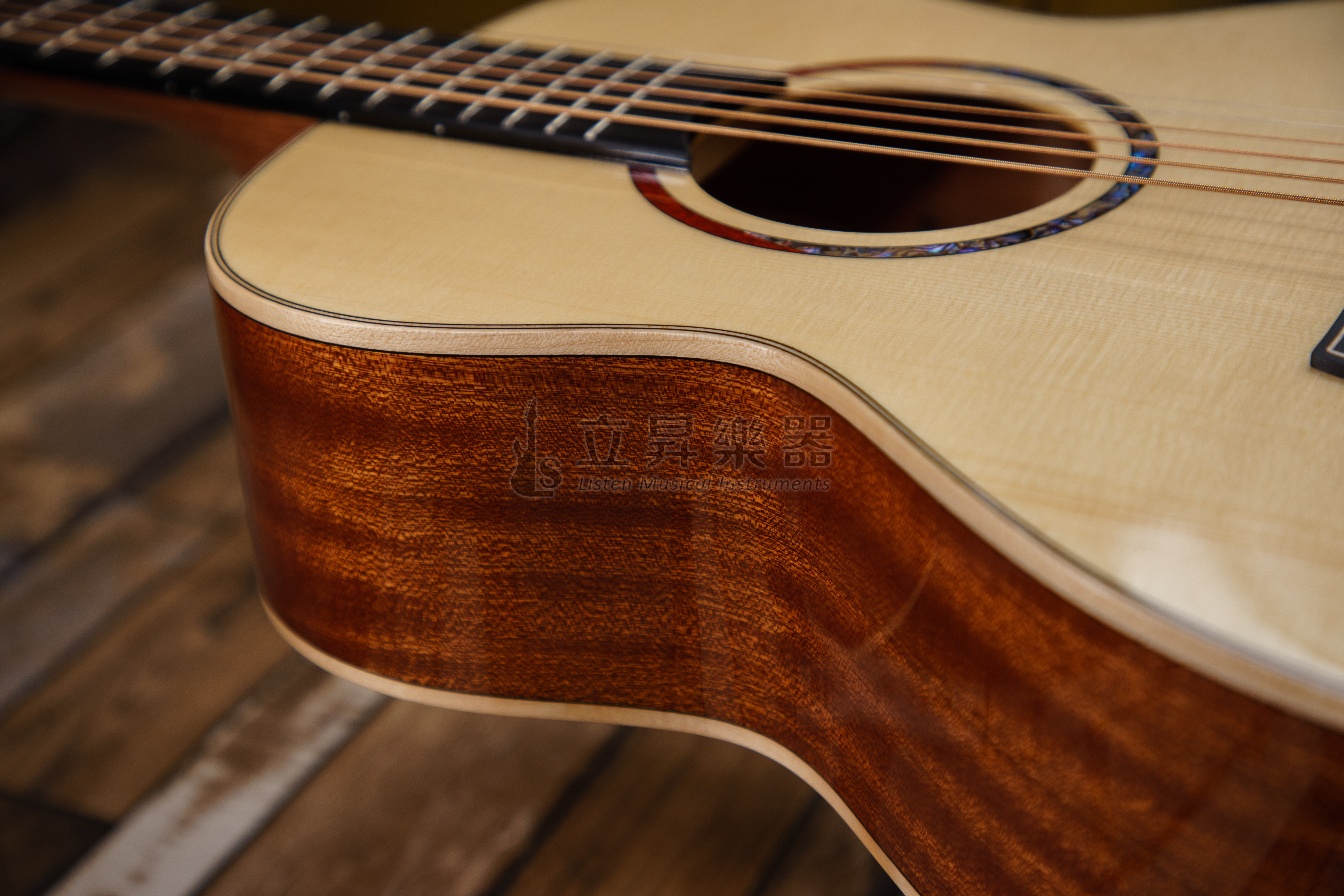 NAGA NAGA S-10GS 光系列 Sungha Jung 鄭晟河代言 英格曼雲杉面板 沙比利木側背 面單板 36吋 GS桶身 附原廠厚琴袋 S 10GS 第 6 張圖片｜三峽吉他 / Bass