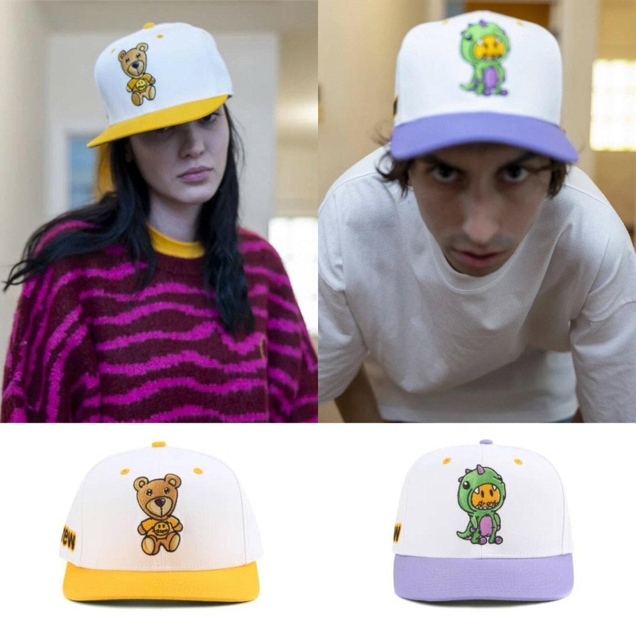 Drew House 稀少款 小熊/恐龍 棒球帽 老帽