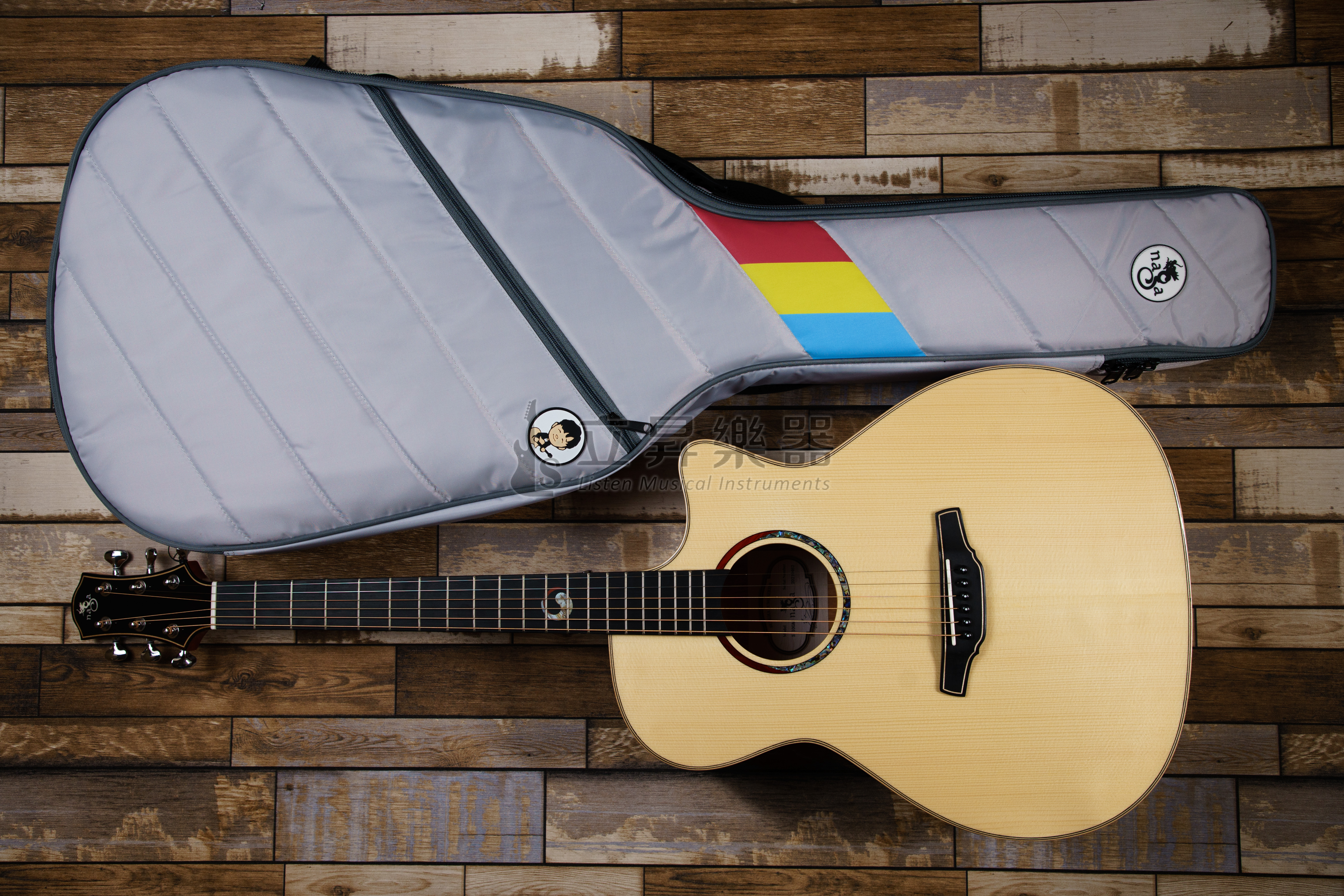 NAGA S-10GAC 光系列 Sungha Jung 鄭晟河代言 英格曼雲杉面板 沙比利木側背 面單板 40吋 GA桶身 附原廠厚琴袋