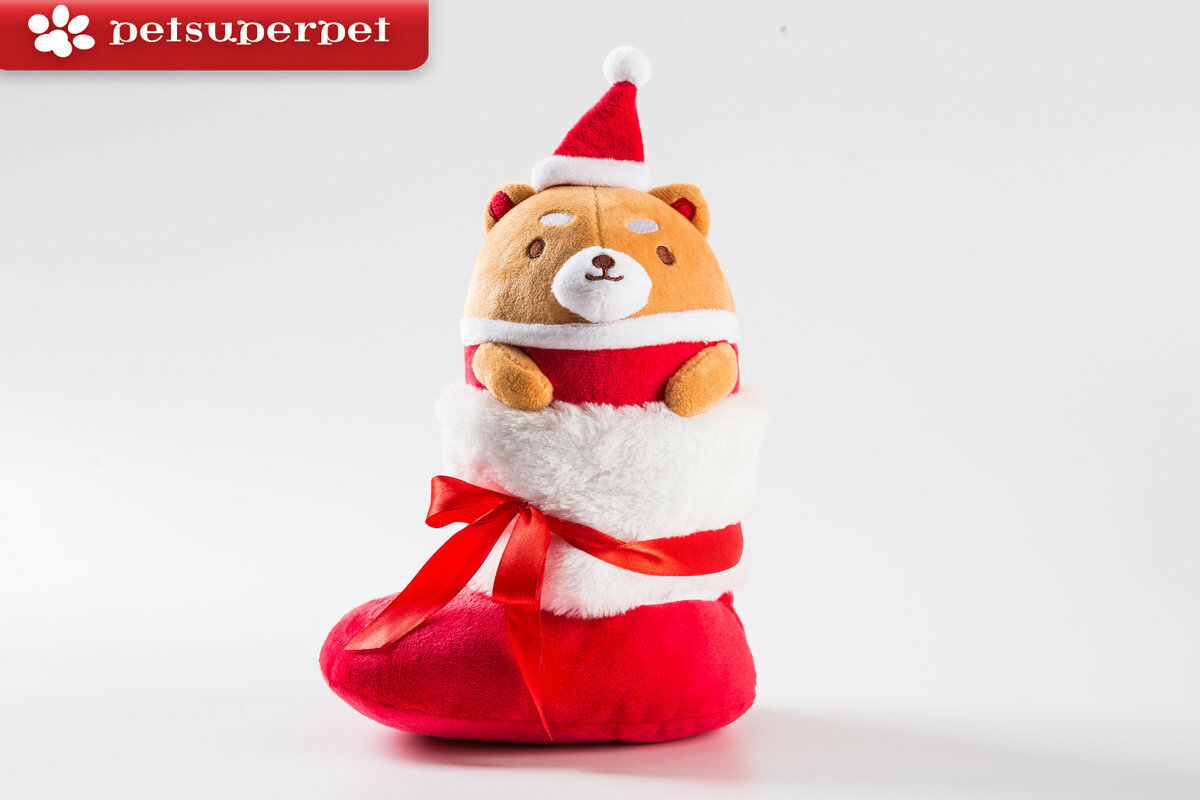 Petsuperpet - 寵物聖誕公仔-聖誕襪+熊