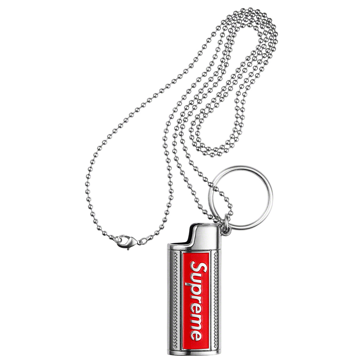 SUPREME METAL LIGHTER HOLSTER 金屬打火機套項鍊-SS19A46