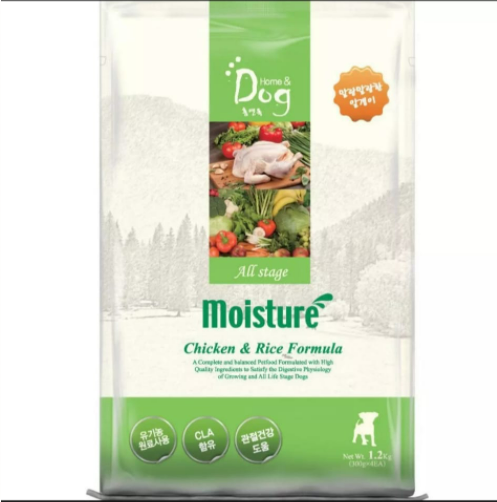 Home & Dog Moisture 鸡肉和米饭 1.2kg