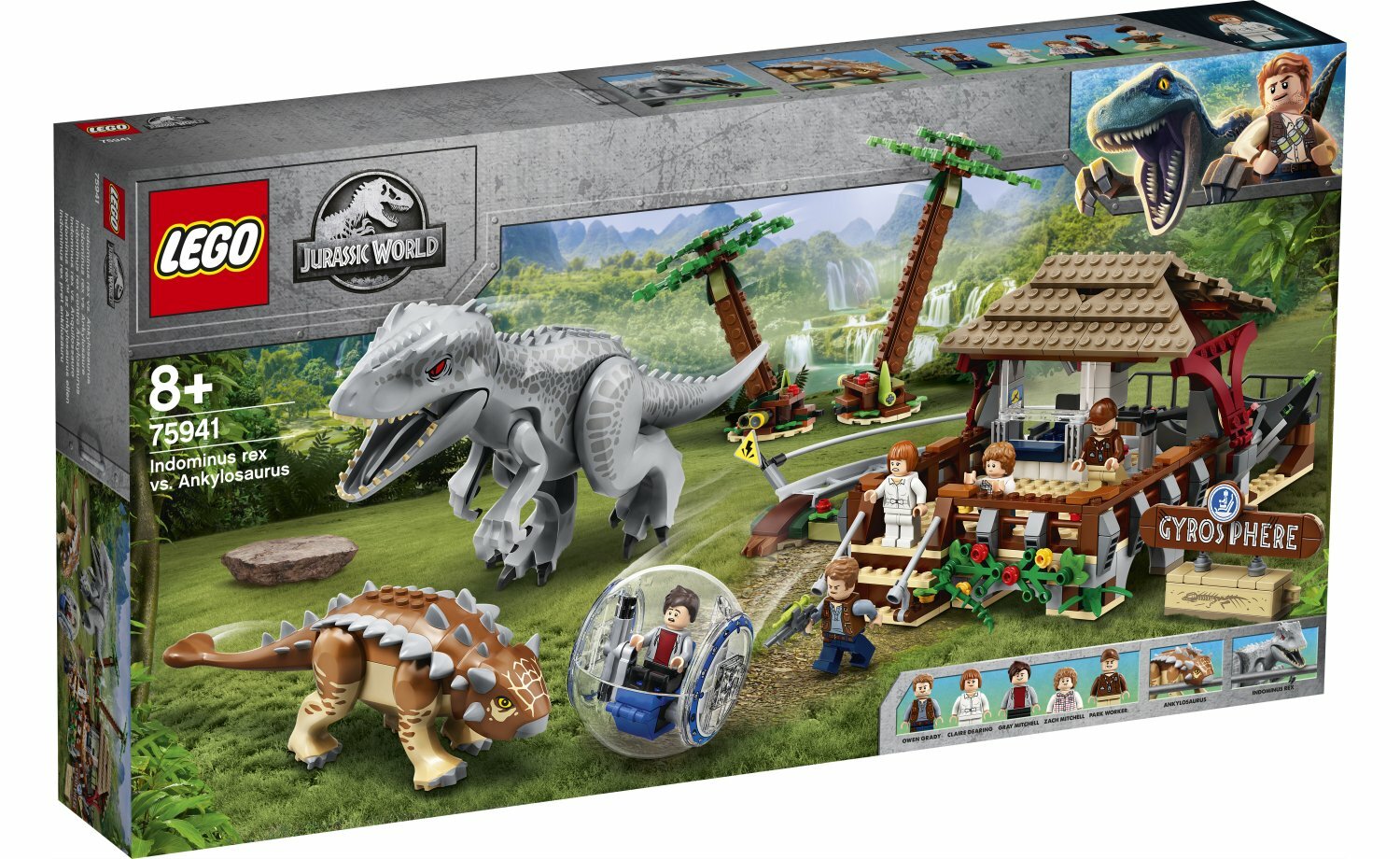 [飛米樂高積木磚賣店] LEGO 76941 Jurassic-帝王暴龍VS甲龍