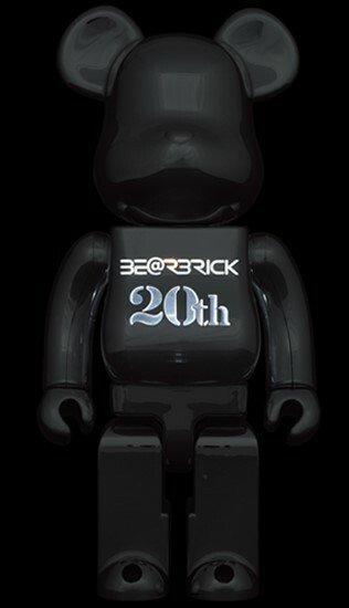 BE@RBRICK 20th Anniversary DEEP CHROME Ver.400％+1000%