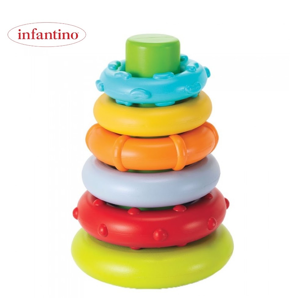 INFANTINO 啟智彩虹疊疊圈