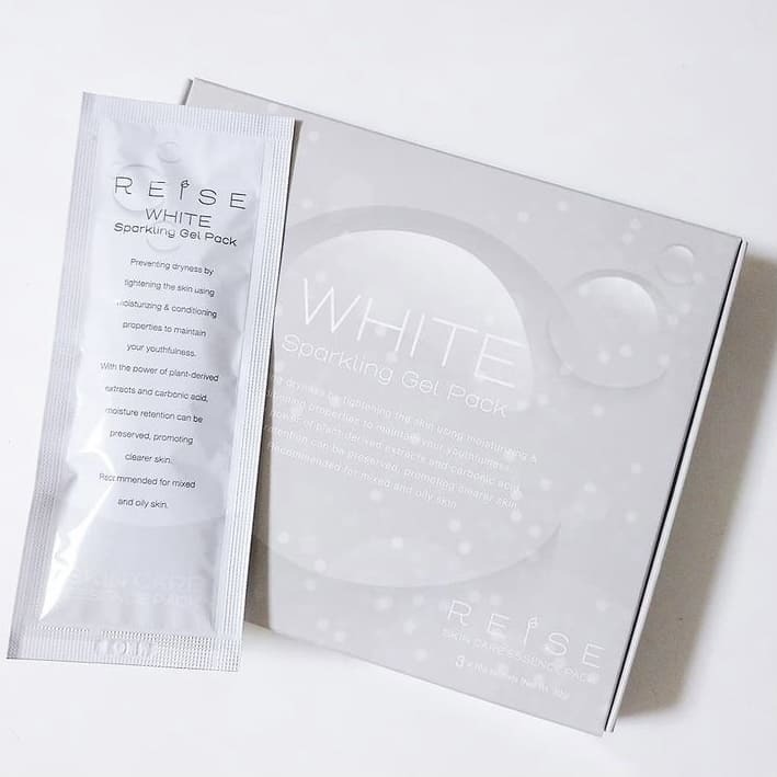 REISE 日本專利碳酸泡沫面膜 White Sparkling Gel Pack 10g