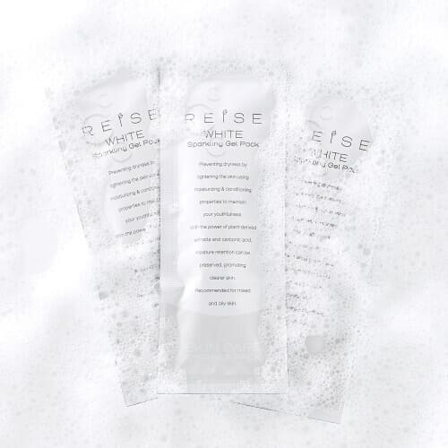 REISE 日本專利碳酸泡沫面膜 White Sparkling Gel Pack 10g