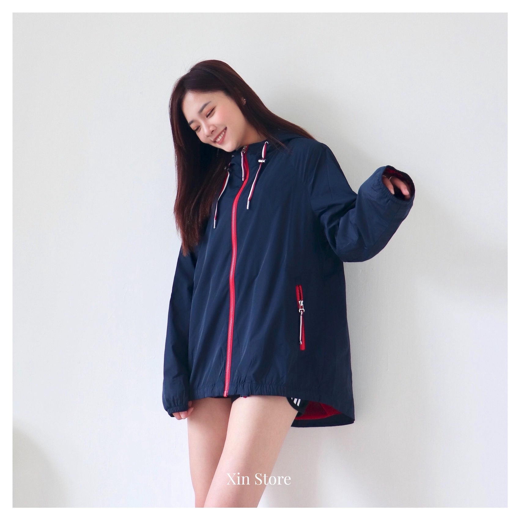 【現貨】Tommy Hilfiger Logo Jacket 小斗篷 防水 防風 連帽外套
