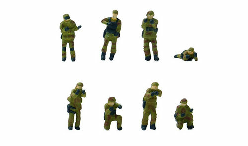 Tomytec 人間 132 N規 穿綠色迷彩衣的軍人