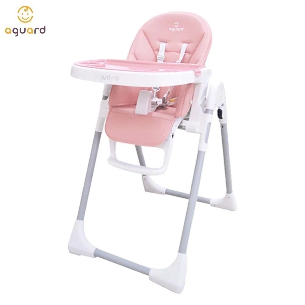 Aguard TOSBY 幼童高腳椅 – 馬卡龍粉