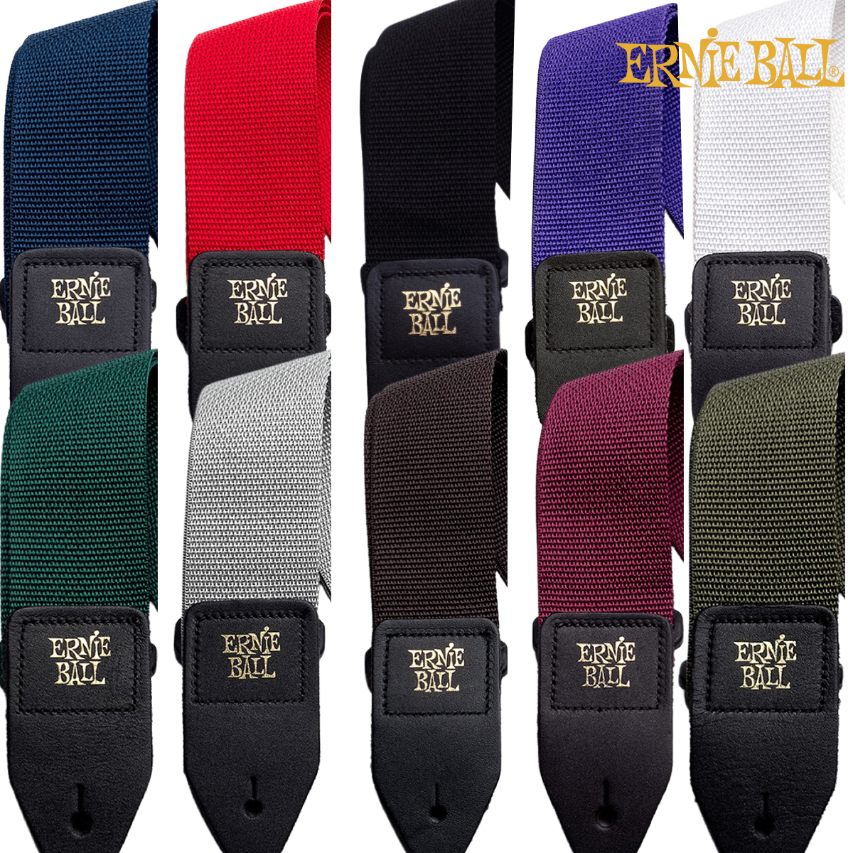 ERNIE BALL Polypro STRAPS 電吉他/木吉他/Bass/烏克麗麗 背帶