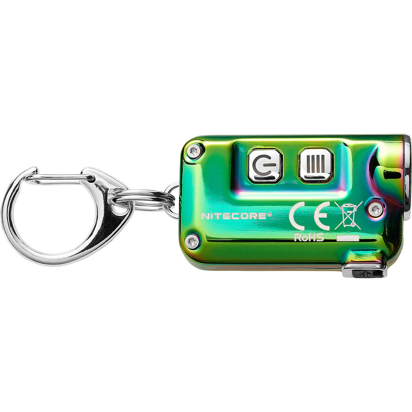 SUPREME NITECORE TINE KEYCHAIN LIGHT 手電筒 紅/綠-FW19A52