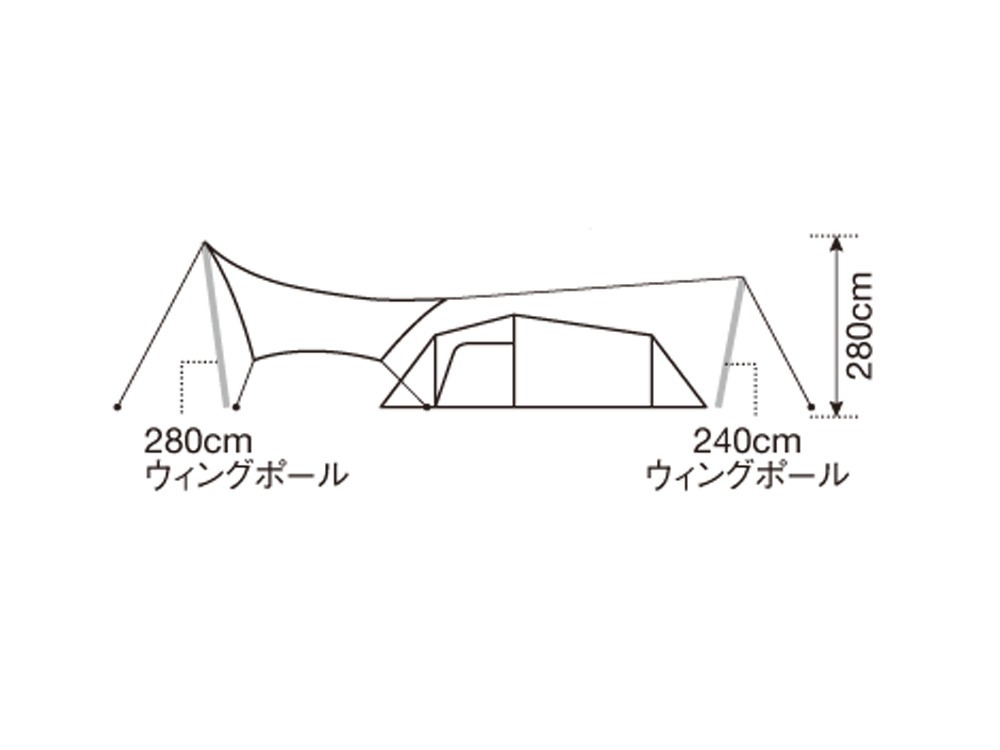 預訂(落單前請先查詢) Snow Peak VAULT SDE-080RH 4人露營帳幕