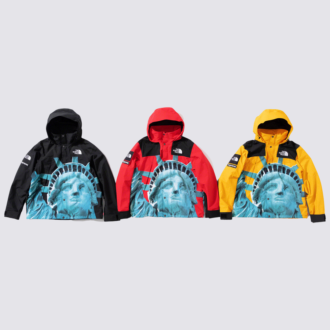 (E1807)-SUPREME THE NORTH FACE STATUE OF LIBERTY