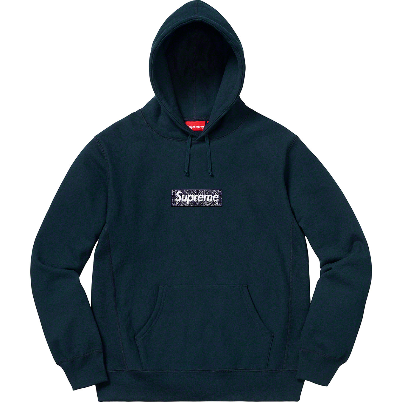 SUPREME BANDANA BOX LOGO HOODED SWEATSHIRT 變形蟲