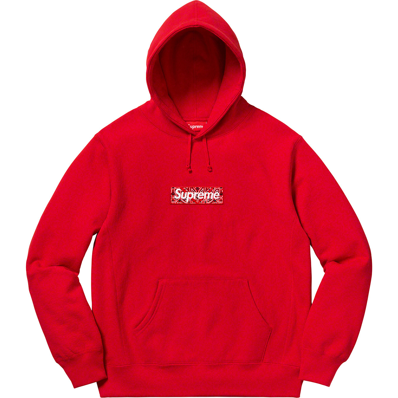 SUPREME BANDANA BOX LOGO HOODED SWEATSHIRT 變形蟲BOX LOGO