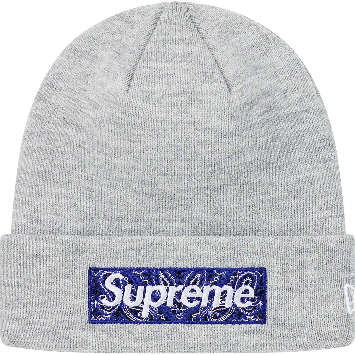 SUPREME NEW ERA BOX LOGO BEANIE 變形蟲毛帽黃/紅/粉/水藍/灰/黑-FW1