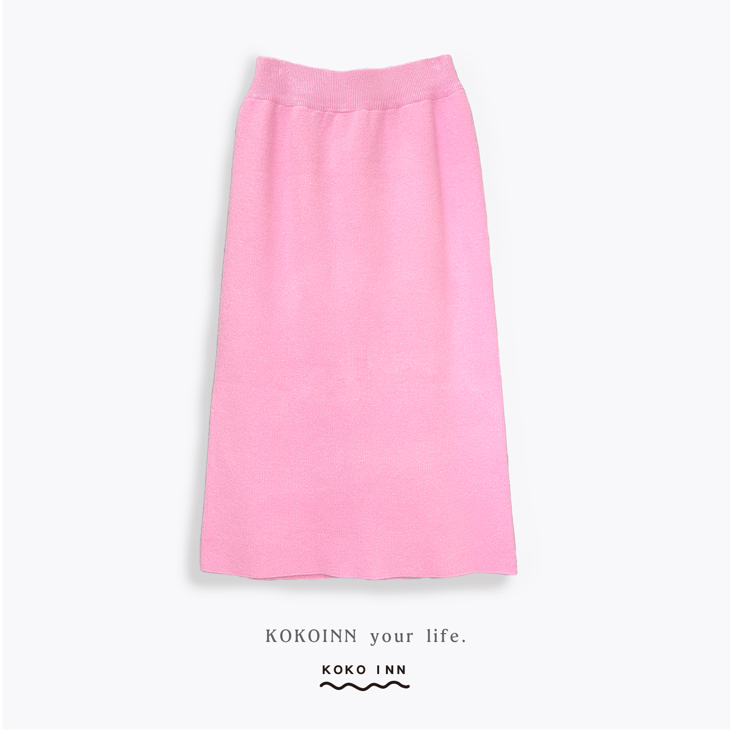 KOKOINN 糖果色針織長裙