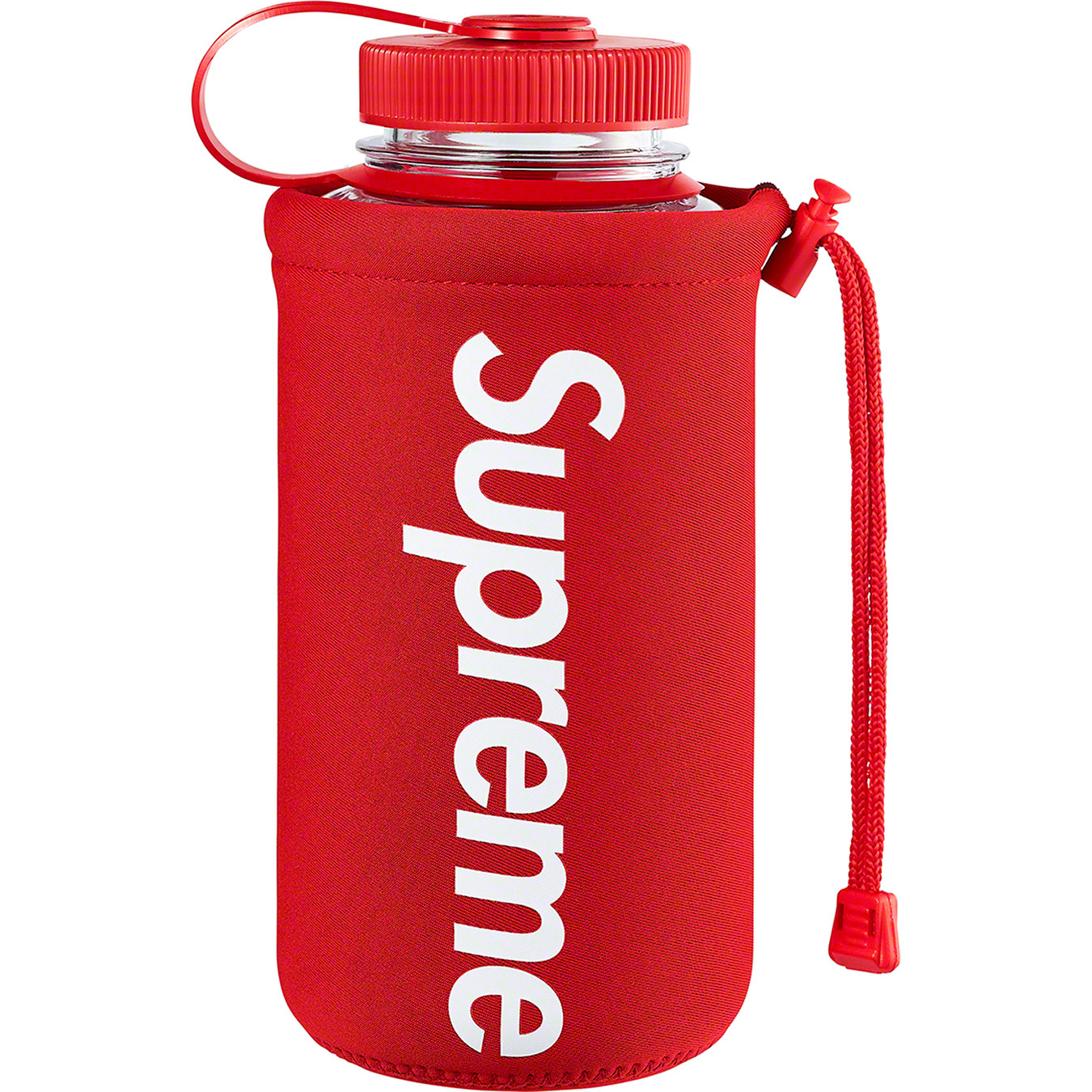 SUPREME NALGENE 32 OZ.BOTTLE 透明水壺黑/紅-SS20A38