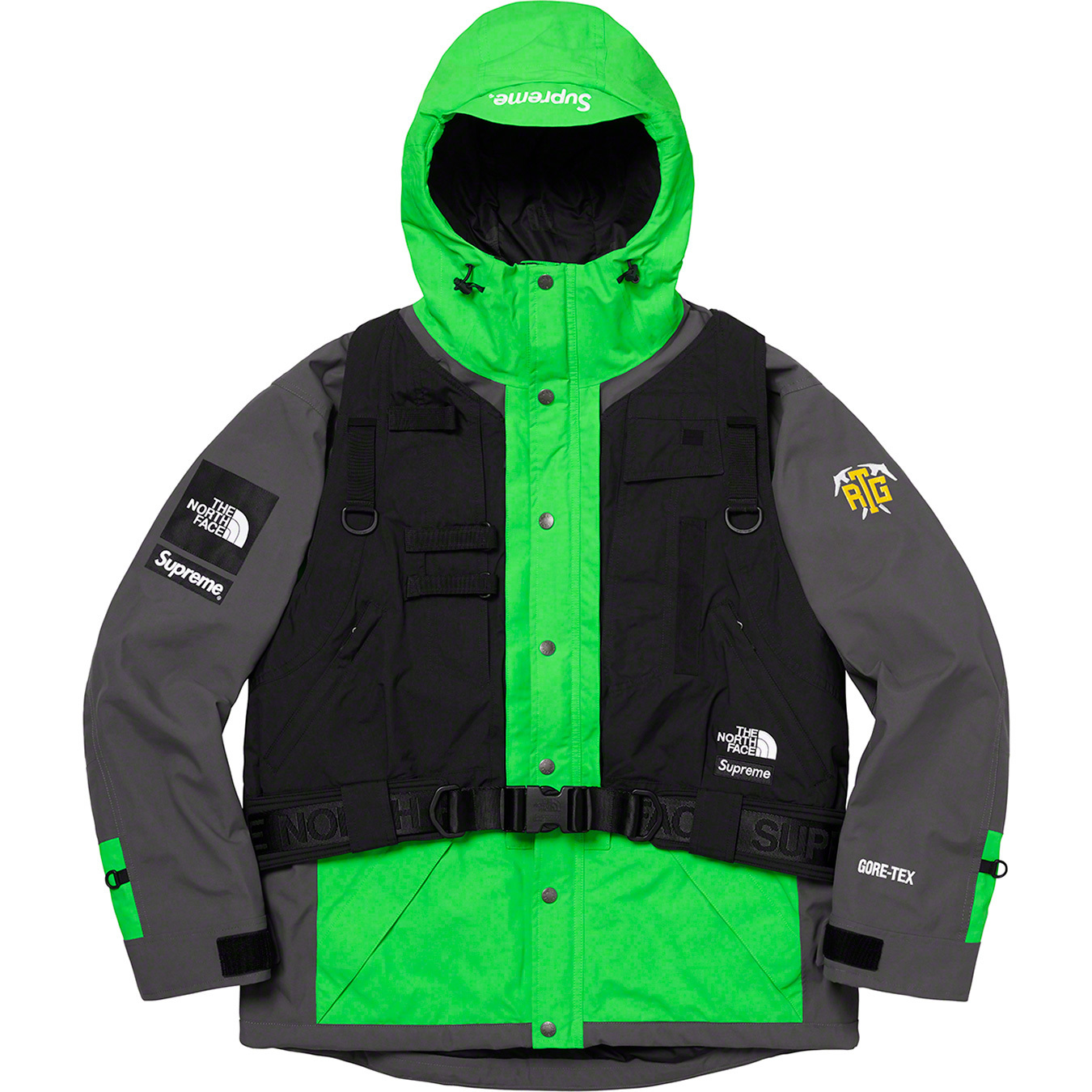 SUPREME THE NORTH FACE RTG JACKET + VEST 外套+背心黑