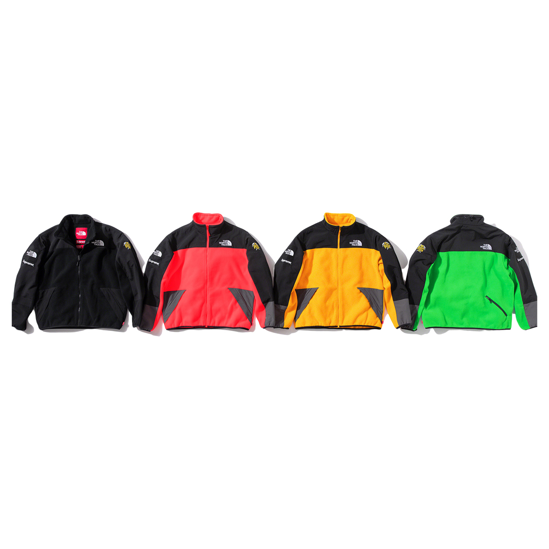 SUPREME THE NORTH FACE RTG FLEECE JACKET 羊毛外套黑