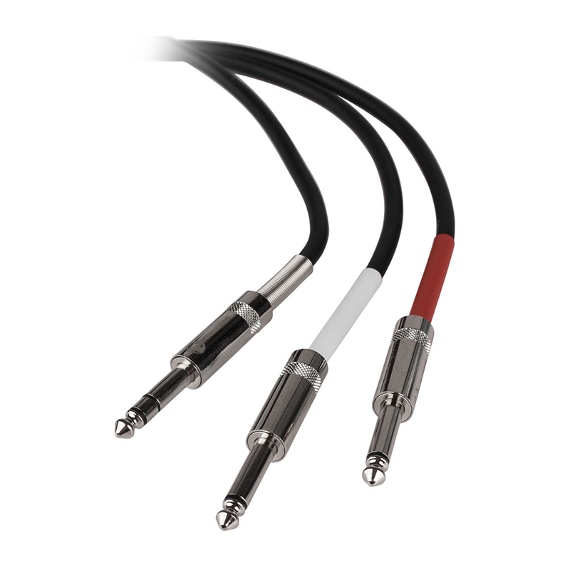 Talent YQQ2 6.3mm TRS to 6.3mm TS 一分二 訊號線