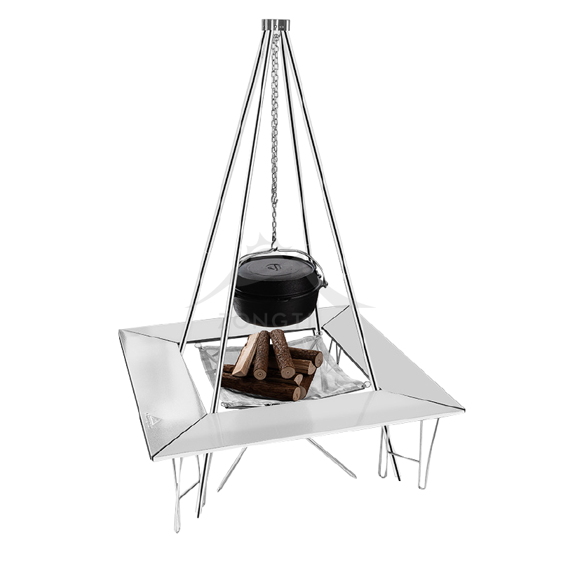 【Campingmoon柯曼】火焰山焚火架 MT-011 CA24