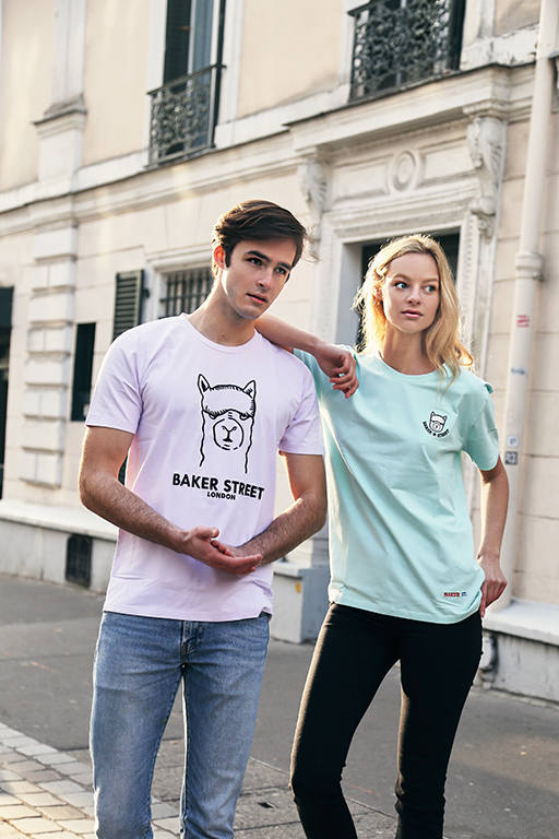 BKST Alpaca-2 黑標系列 羊駝星星-2 刺繡 女版短T