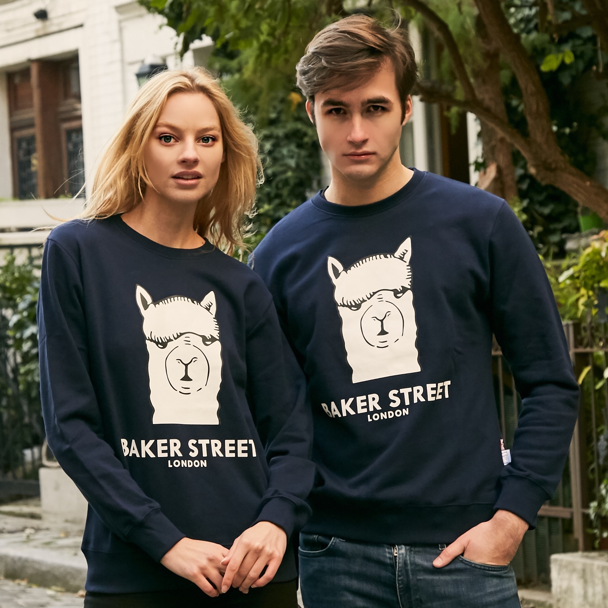 BKST Logo 經典羊駝大LOGO 高磅數長袖圓T