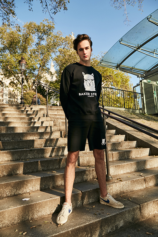 BKST Logo 經典羊駝大LOGO 高磅數長袖圓T