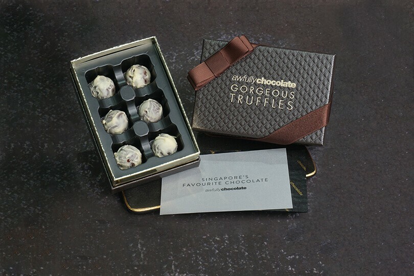 Awfully Chocolate Rum Raisin Truffles