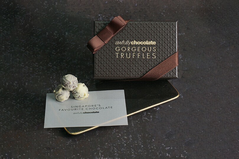 Awfully Chocolate Rum Raisin Truffles