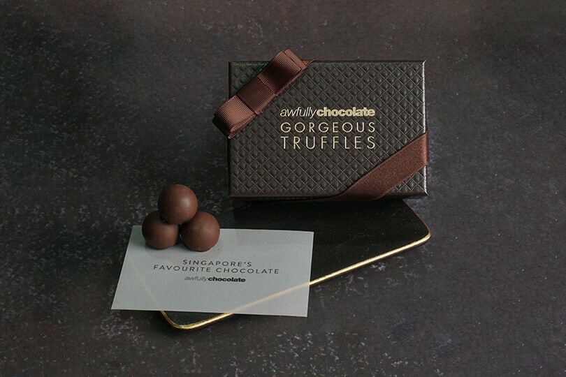 Awfully Chocolate Caramel Brittle Truffles