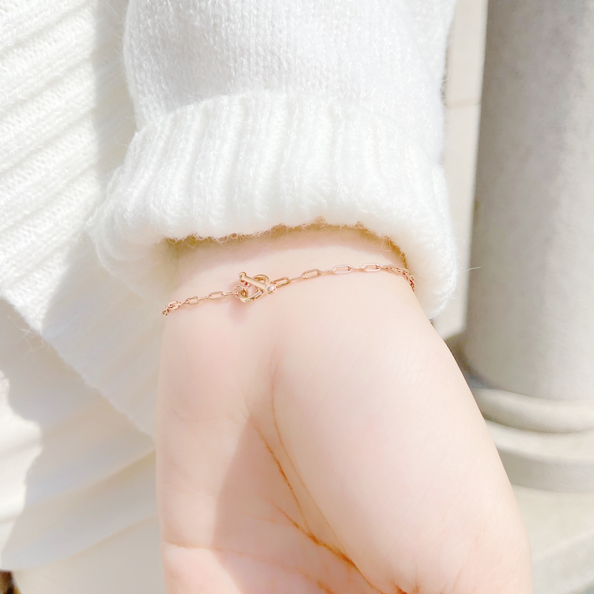 | 925純銀・ 玫瑰金 | 定格回憶手鏈 | BR0504 |