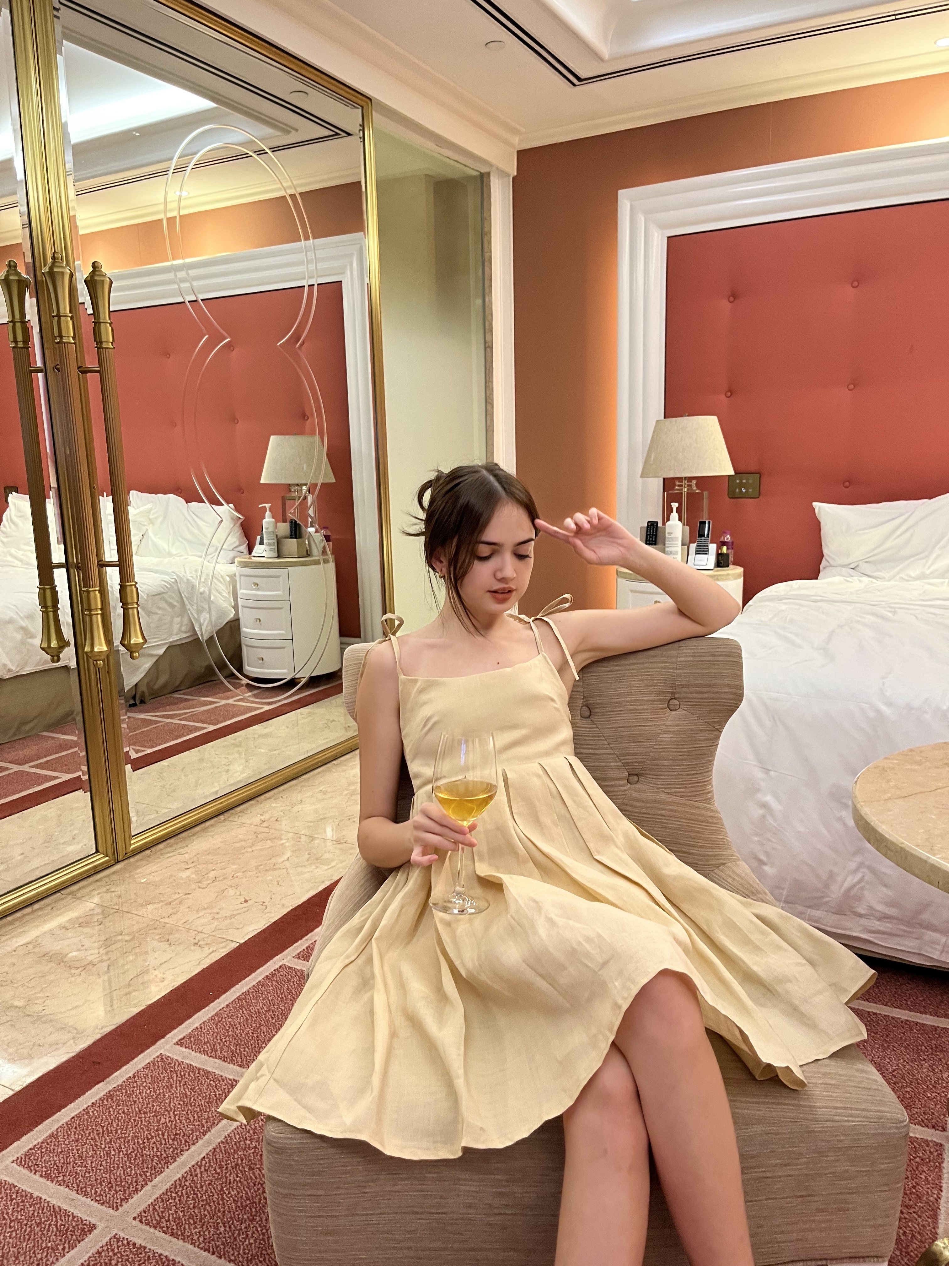 Jacqueline Linen Dress