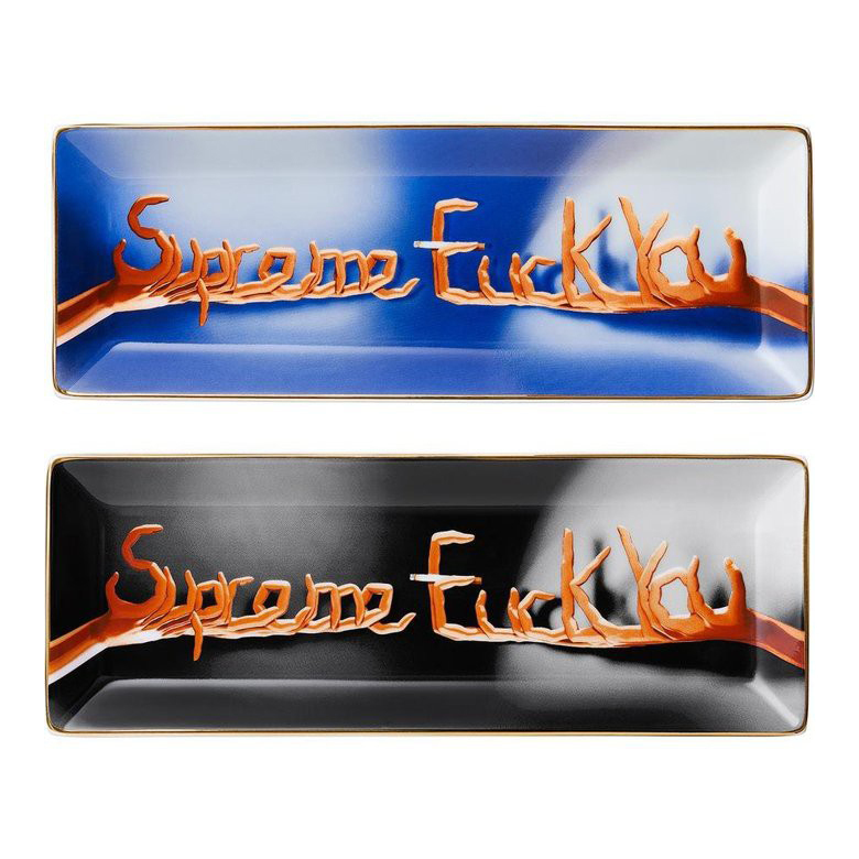 -(C024)-SUPREME FUCK YOU TRAY 長盤 黑/藍