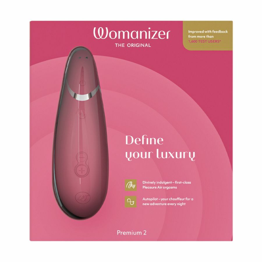 Womanizer Premium 2 陰蒂吸啜高潮器 粉紅色