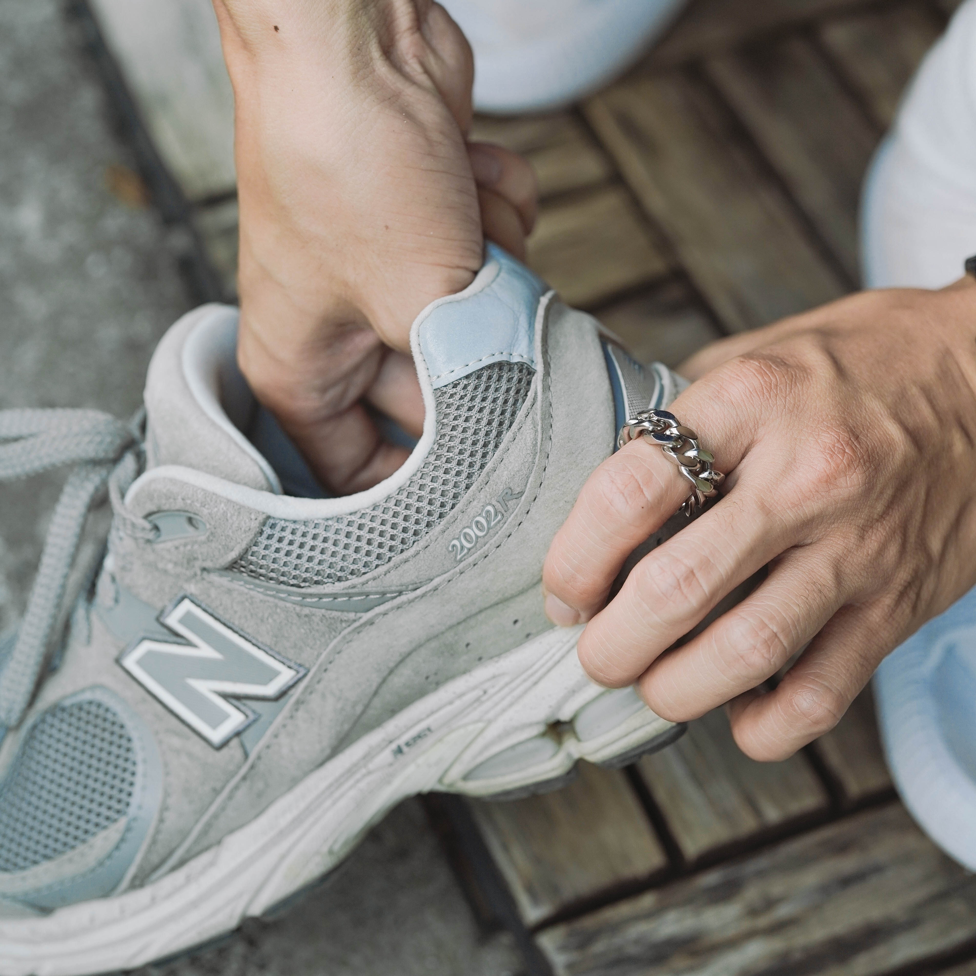 #現貨 (ACCR511) 鋼戒 粗鍊條古巴寬戒