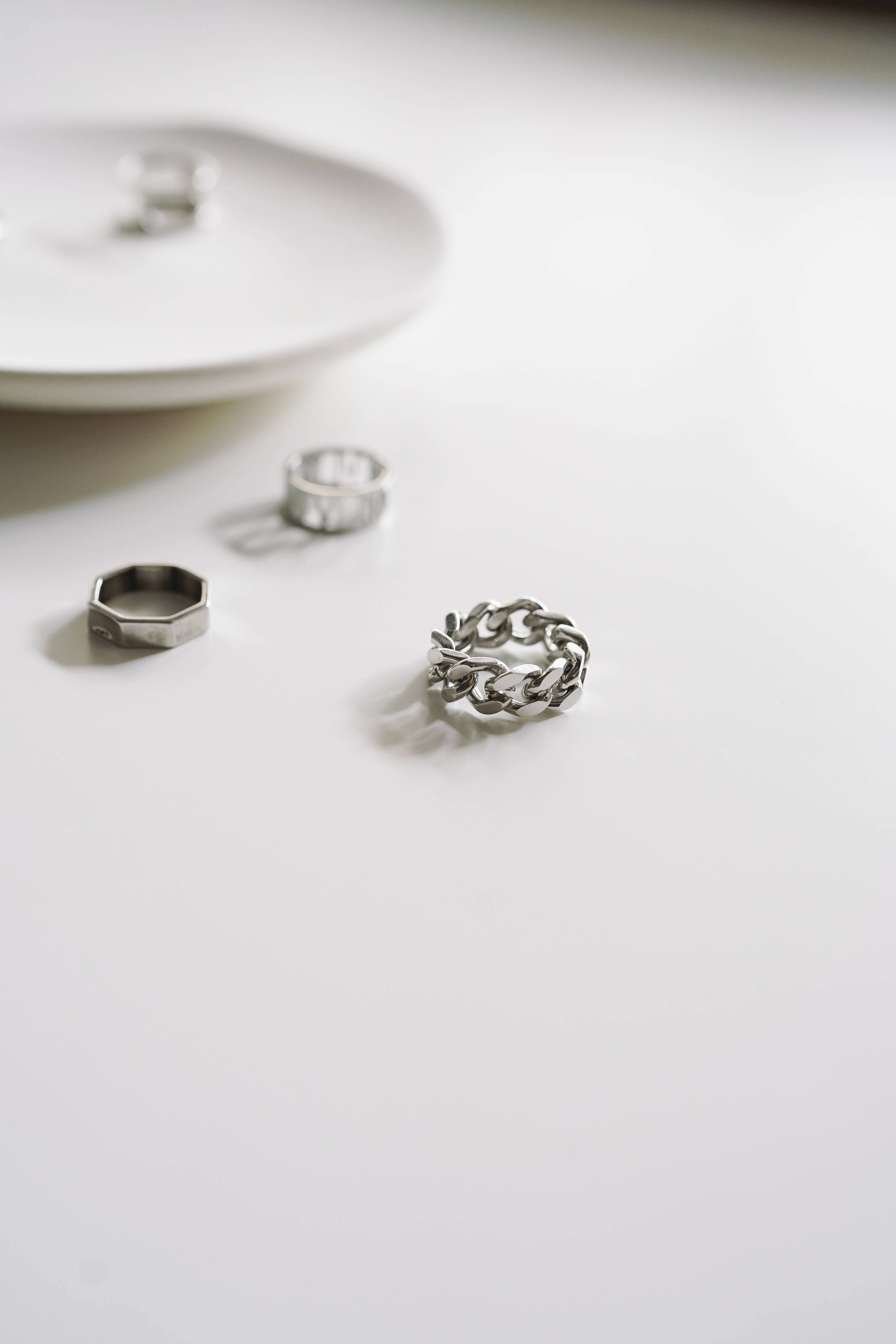 #現貨 (ACCR511) 鋼戒 粗鍊條古巴寬戒