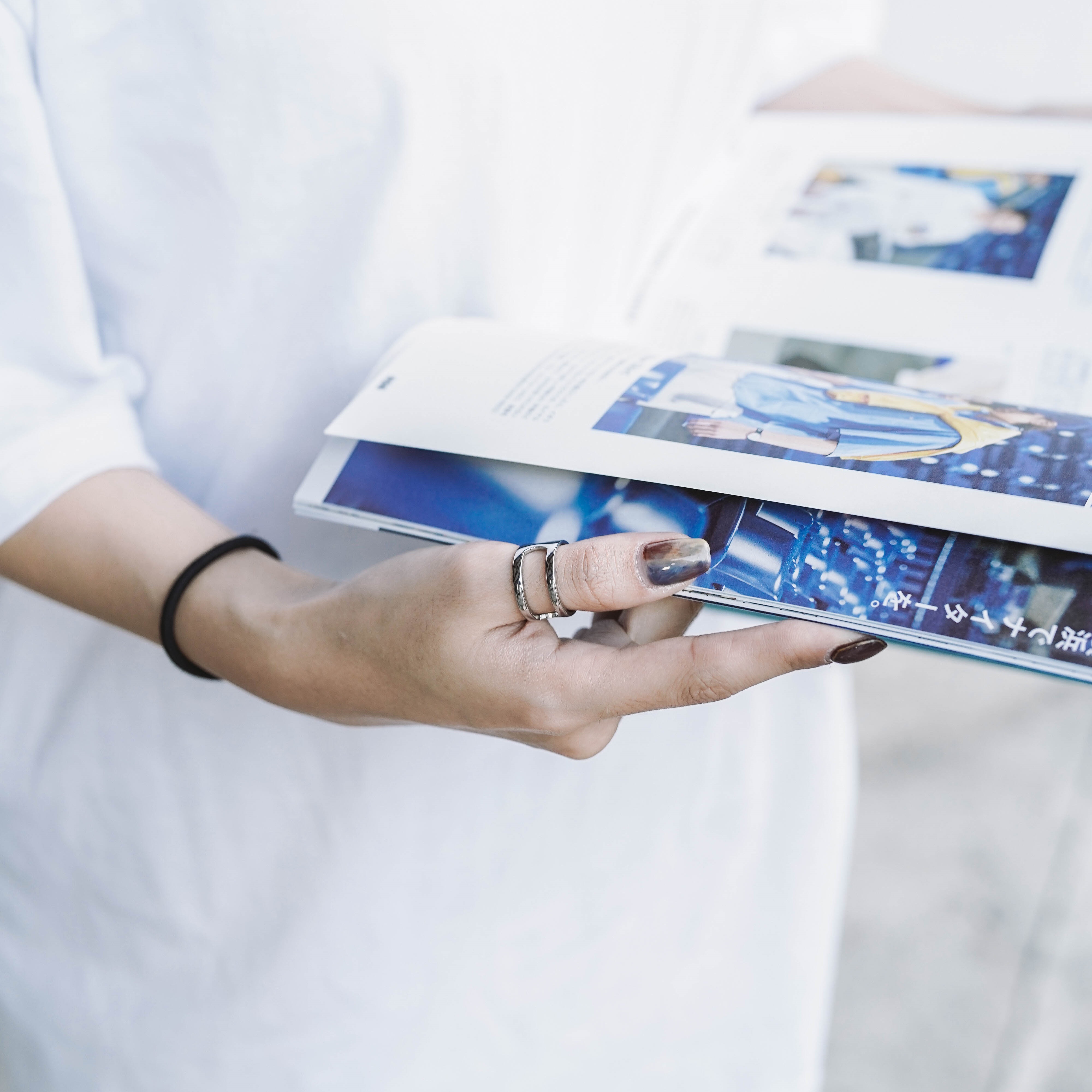 #現貨 (ACCR512) 鋼戒 極簡工型雙層戒